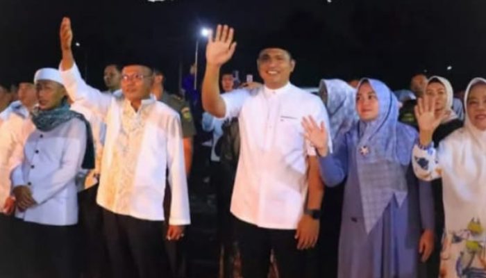 Walkot dan Wawako Prabumulih Hadiri Pelepasan Keberangkatan Jemaah Haji di Islamic Center