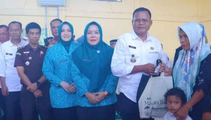 Walikota Prabumulih, H. Arlan Hadiri Launching Program Pemberian Makanan Olahan Ikan, Upaya Pencegahan Stunting