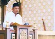 Walikota dan Wawako Prabumulih Laksanakan Sholad id Idul Adha 1446 H di Masjid Jami Islamic Center