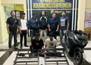 Tim Polsek Prabumulih Timur Ringkus 2 Remaja Nekat Curi Aksesoris Mobil Milik Warga