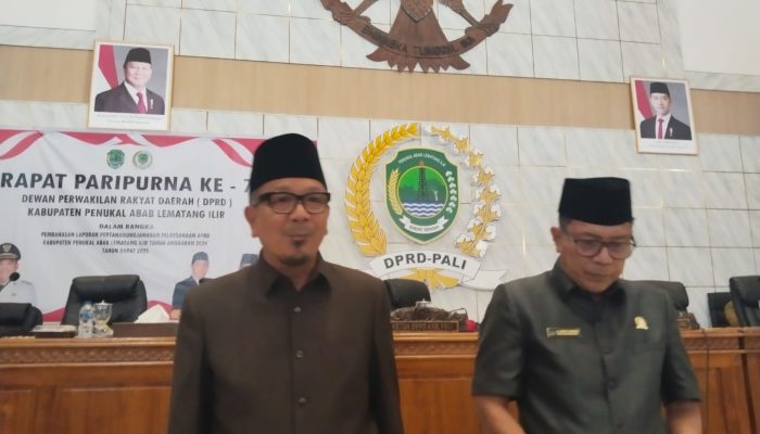 Ketua DPRD PALI Beri Teguran Keras ke OPD Tak Serius Ikuti Rapat Paripurna