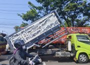 Demonstrasi Sopir Truk Lumpuhkan Jalur Pantura Siliwangi-Krapyak Selama Enam Jam