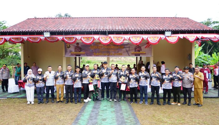 Semarak Hari Bhayangkara ke 79, Polres Prabumulih Gelar Lomba Menembak Eksekutif
