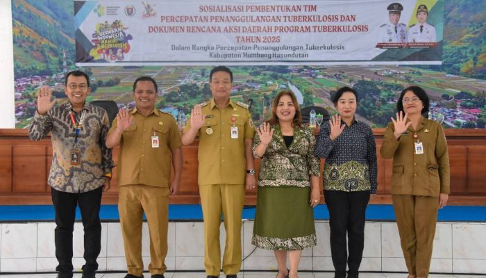 Bupati Humbahas Buka Sosialisasi Penguatan TIM Percepatan Penanggulangan Tuberkulosis Tahun 2025