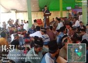 Sedekah Bumi Desa Sungai Baung Dapat Support dari Bupati Pali Asgianto, S.T Dan Waka 1 DPRD Pali H.Kristian, S.M