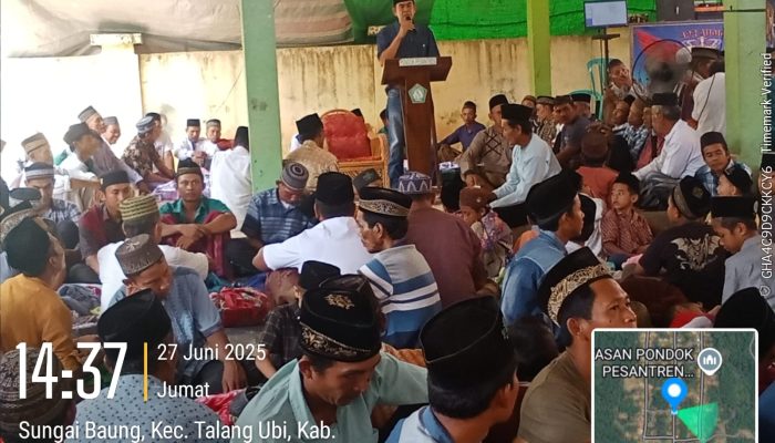 Sedekah Bumi Desa Sungai Baung Dapat Support dari Bupati Pali Asgianto, S.T Dan Waka 1 DPRD Pali H.Kristian, S.M