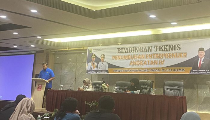 DPRD Sumbar Gelar Bimtek Enterpreneur Angkatan ke-IV untuk Pemuda: Edukasi Sekaligus Menjadi Potensi Peluang Usaha