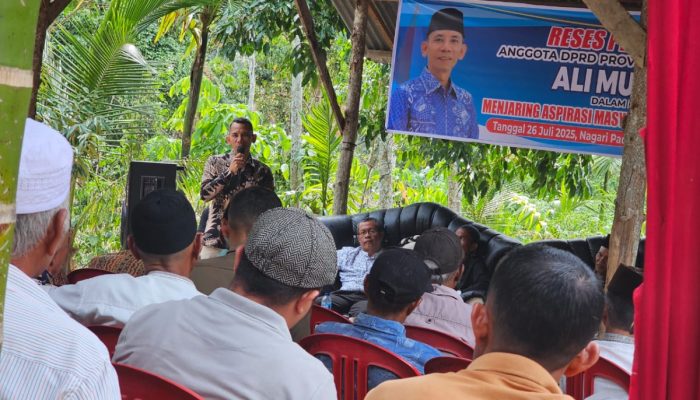 Anggota DPRD Sumbar Gelar Reses di Nagari Padang Mentinggi, Terima Aspirasi Terkait Infrastruktur dan Kegiatan Sosial