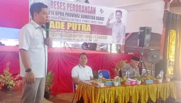 DPRD Sumbar Reses di Nagari Kajai Selatan, Ade Putra: Dorong Program Bantuan Ternak Sapi