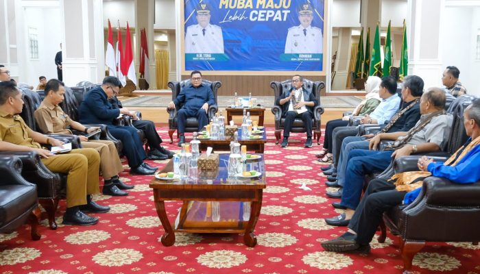 Bupati Muba Terima Audiensi Ketum BPP Gapensi, Siap Bersinergi Percepat Pembangunan