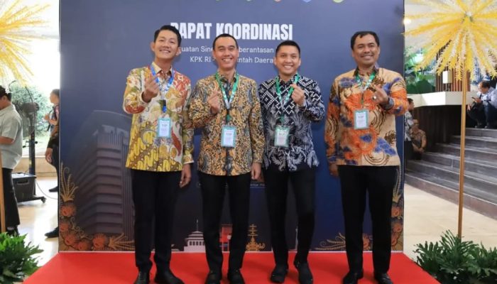 Bupati Pali Asgianto, S.T hadiri Rakor Bersama KPK RI, Komitmen Pencegahan Tidak Korupsi