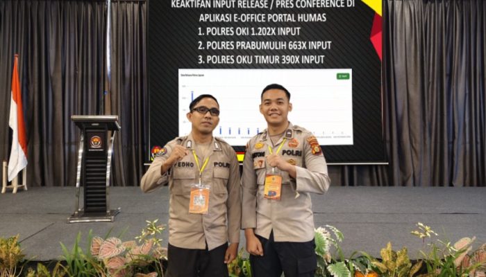 Rakernis Humas Polri Tahun 2025, Polres Prabumulih Sabet 2 Penghargaan