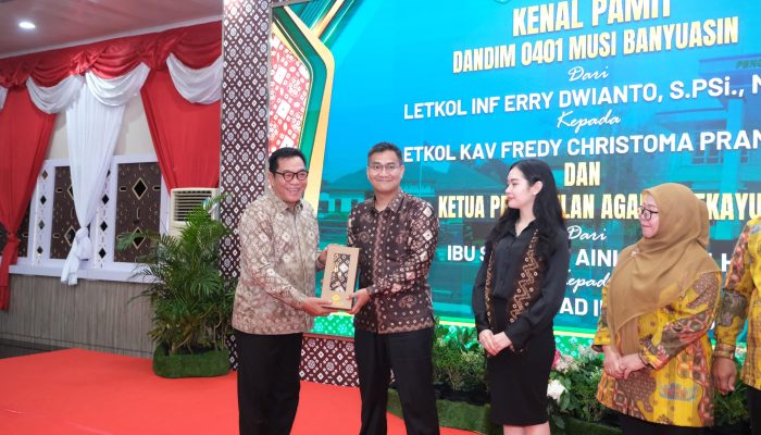 Pemkab Muba Gelar Pisah Sambut Dandim 0401 Muba dan Ketua Pengadilan Agama Sekayu