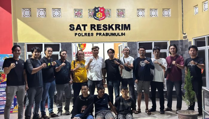 Beraksi di 12 TKP Prabumulih, 3 Pelaku Pencurian Sepeda Motor Berhasil Dibekuk Tim Tekab Polres Prabumulih