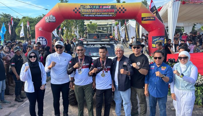 Polres Prabumulih Tutup Rangkaian Acara Event Adventure Offroad HUT Bhayangkara ke 79