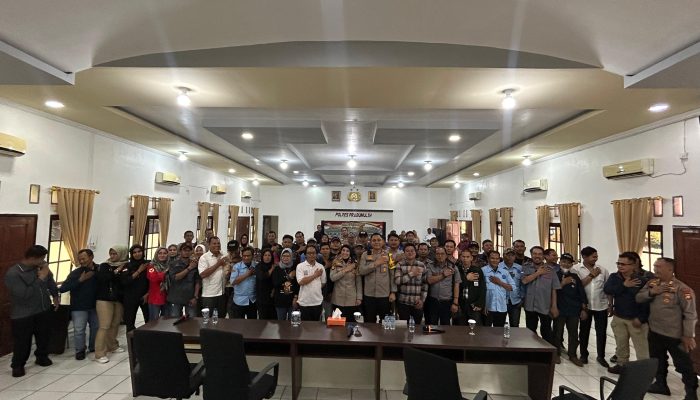 Kapolres Prabumulih Gelar Pertemuan Dengan Para Wartawan, Perkuat Sinergi antara Polres dan Rekan Media