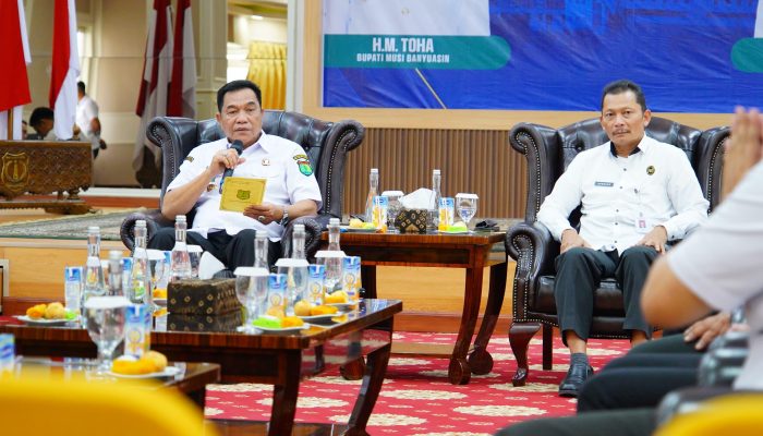 Bupati Muba Sambut Kemenko Polhukam, Bahas Sinergi Keimigrasian