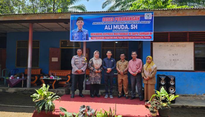 Anggota DPRD Sumbar Ali Muda Gelar Reses di SMK Al Fatih, Terima Aspirasi Terkait Pendidikan dan Sertifikasi Sawit Berkelanjutan