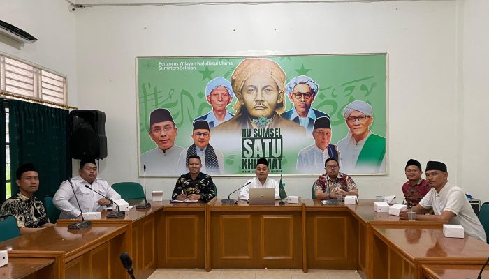 Rapat Perdana Lesbumi PWNU Sumsel Mengenai Jelang Pelantikan