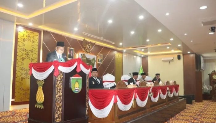 Walikota Prabumulih, H. Arlan Hadiri Rapat Paripurna ke-XIX Masa Persidangan ke-III di Gedung DPRD Prabumulih
