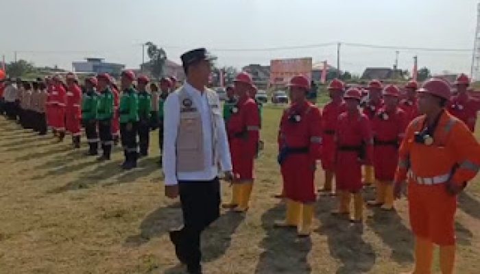 Bupati Pali Asgianto Pimpin Apel Pasukan dan Peralatan Karhutla BPBD, Tekankan Zero Asap