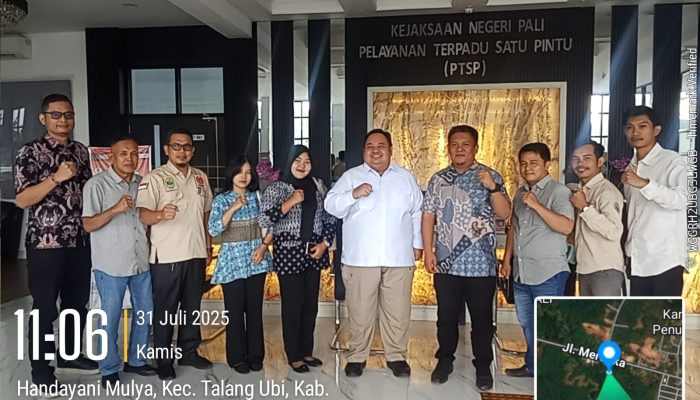 Perkuat Sinergi Antar Lembaga Ketua KONI Pali dan Kepengurusan Kunjungi Kejaksaan Negeri Pali