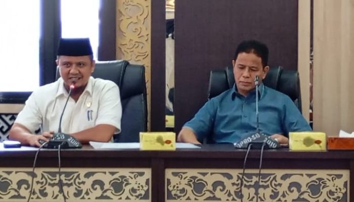 Bamus DPRD Sumbar Terima Kunjungan dari DPRD Pesisir Selatan
