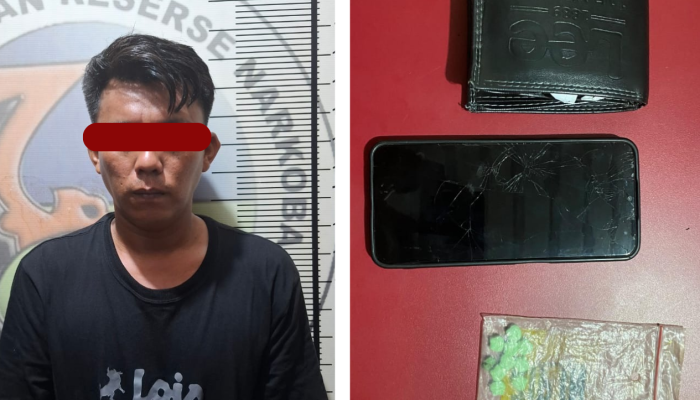 Satresnarkoba Polres Prabumulih Ungkap Kasus Narkotika, 1 Pelaku Diringkus serta Barang Bukti