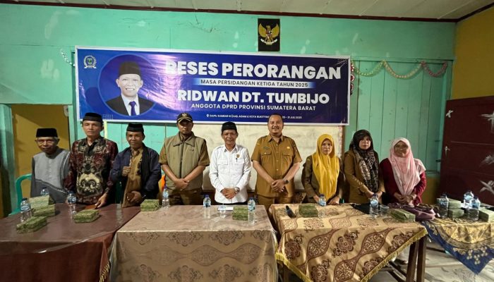 DPRD Sumbar Dt. Tumbijo Reses di Jorong Sawah Rang Salayan, Terima Aspirasi Masyarakat Terkait Akses Jalan Usaha Petani