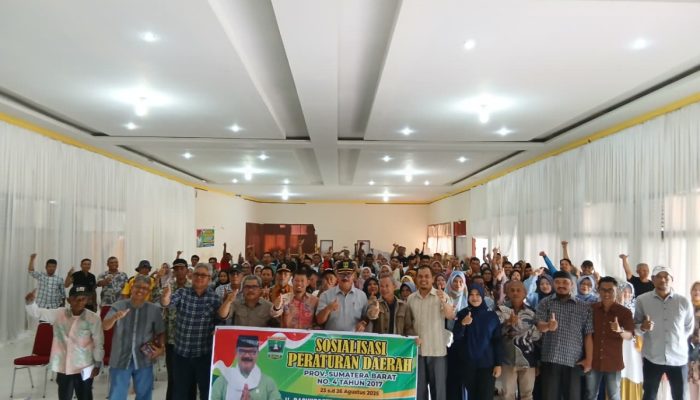 Anggota DPRD Sumbar Daswippetra Datuak Sosialisasikan Perda Nomor 4 Tahun 2017 Tentang Pengusahaan Air