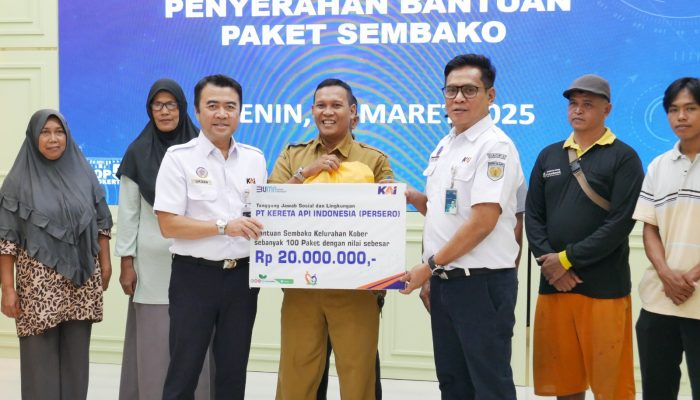 KAI Daop 5 Purwokerto Salurkan Bantuan Sosial Rp 183,8 Juta Pada Semester I 2025