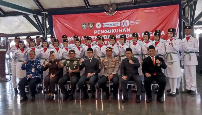 Pengukuhan Pasukan Pengibar Bendera Pusaka Kabupaten Purworejo Digelar Dengan Khidmad