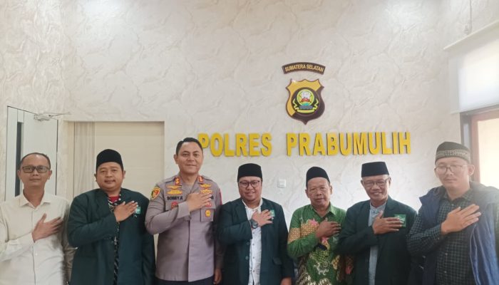 Kapolres Prabumulih Terima Langsung Silahturahmi PCNU Prabumulih