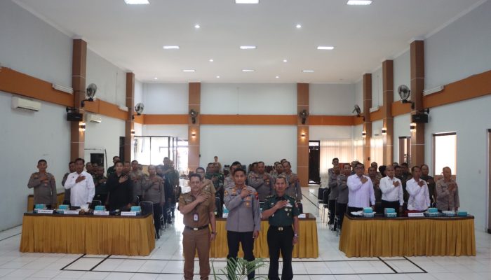 Polres Purworejo Gelar Rakor Lintas Sektoral, Bahas Penanggulangan Konflik Sosial