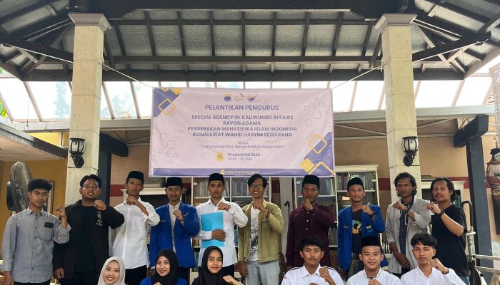 PMII SAKA Kaliwungu Rayon Agama UNWAHAS di Lantik, Tegaskan Spirit Kolektif dan Intelektual