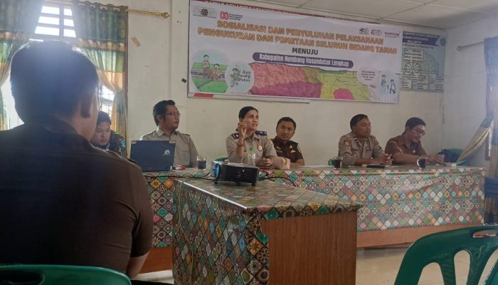 Kantor Pertanahan Humbahas Lakukan Penyuluhan Pemetaan Lengkap Bidang Tanah