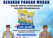 Sukses di Pasar Tradisional Modern, Polres Prabumulih kembali Gelar Gerakan Pangan Murah di 4 Titik