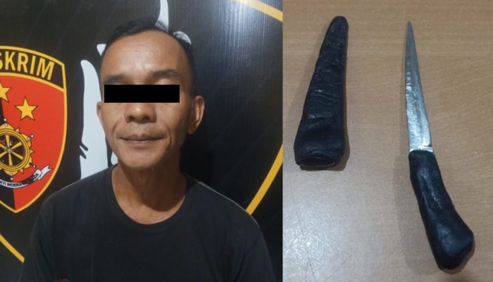 Polres Prabumulih Bersama Polsek Barat Gelar Razia Gabungan, 1 Pelaku Diringkus Bawa Sanjam