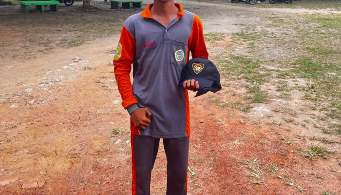 Akbar Obhama Bhatoen, Jadi Komandan Paskibra Upacara Penurunan Bendera di Kecamatan Jejawi