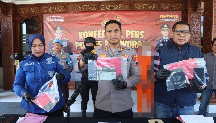 Polres Purworejo Ungkap Kasus Curanmor, Tersangka Berhasil Diamankan Serta Barang Bukti