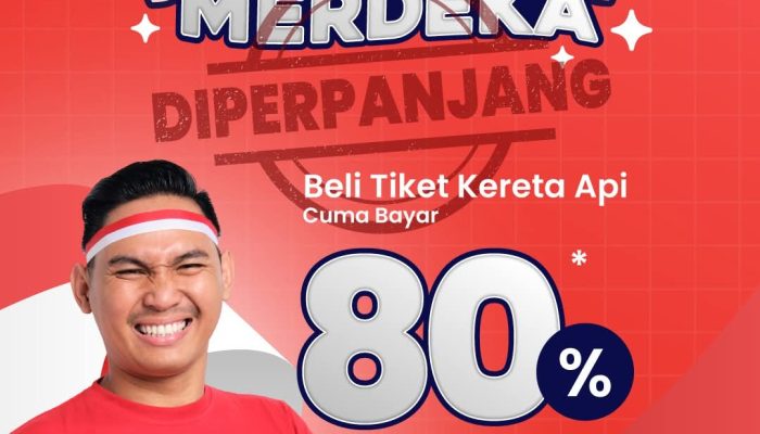 KAI Perpanjang Promo Merdeka HUT RI ke-80 hingga 31 Agustus