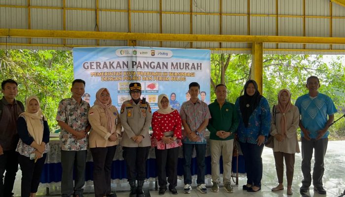 Pemkot Bersama Polres Prabumulih Kembali Gelar Gerakan Pangan Murah, Kali ini di Kecamatan Rambang Kapak Tengah