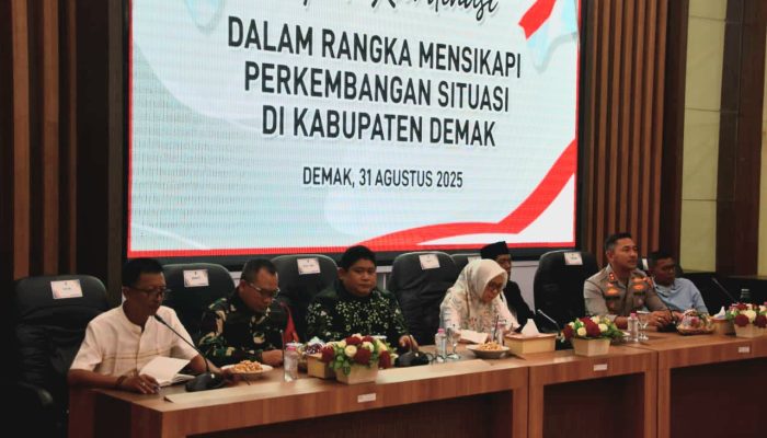 Forkopimda Demak Siaga: Rakor Digelar Antisipasi Potensi Kerusuhan