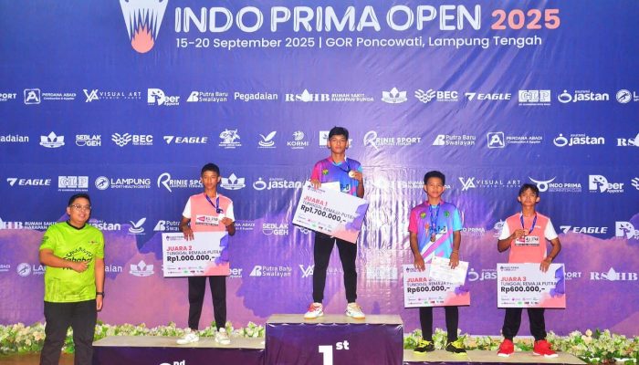 Atlet PB Randik Muba Raih Prestasi Gemilang di Indo Prima Open 2025