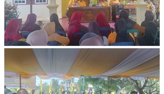 HUT ke-61 DPD Partai Golkar PALI Gelar Bakti Sosial Kepada Masyarakat