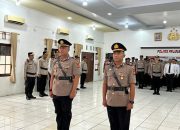 Sertijab Kapolsek Prabumulih Timur Dipimpin Kapolres Prabumulih, IPTU Ulta Deanto SH Jabat Kapolsek yang Baru