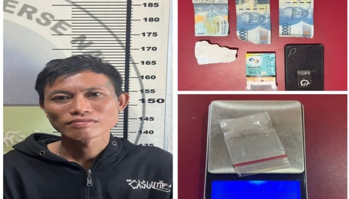 Satresnarkoba Polres Prabumulih Ringkus Pengedar Narkoba, 1 Paket Sabu Diamankan