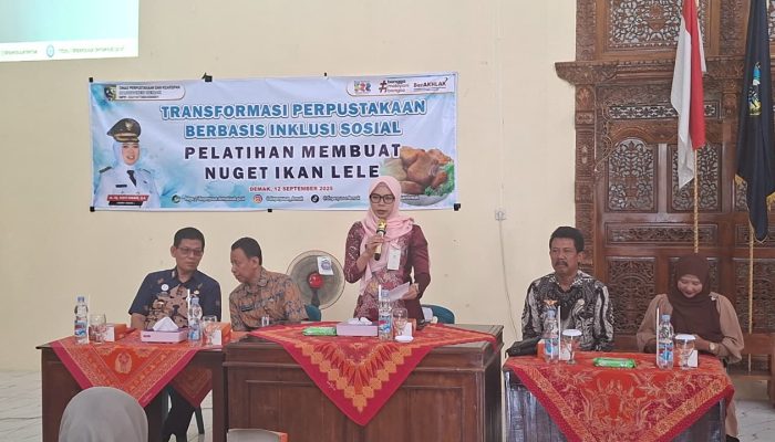 Transformasi Perpustakaan Berbasis Inklusi Sosial, Warga Bumirejo Dilatih Buat Nugget Lele