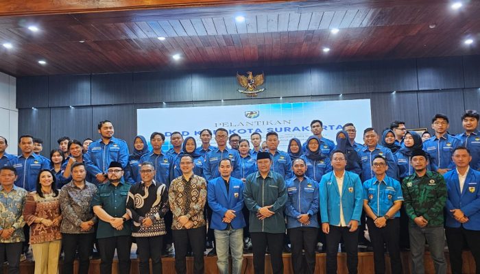 Wakil Ketua DPRD Surakarta Dilantik Jadi Ketua KNPI Surakarta