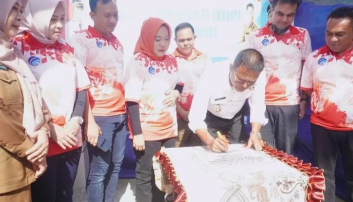 Walikota Prabumulih Resmikan Menara BTS 4G Swadaya di Desa Sinar Rambang